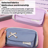 Simple Large Capacity Drawstring Pen Pouch Student Pencil Case