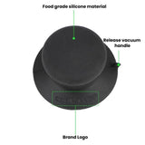 COOL CAMP CF-908 Universal Pot Lid Knob Top Bead Heat-Resistant Silicone Handle Outdoor Lunch Box Lid Handle