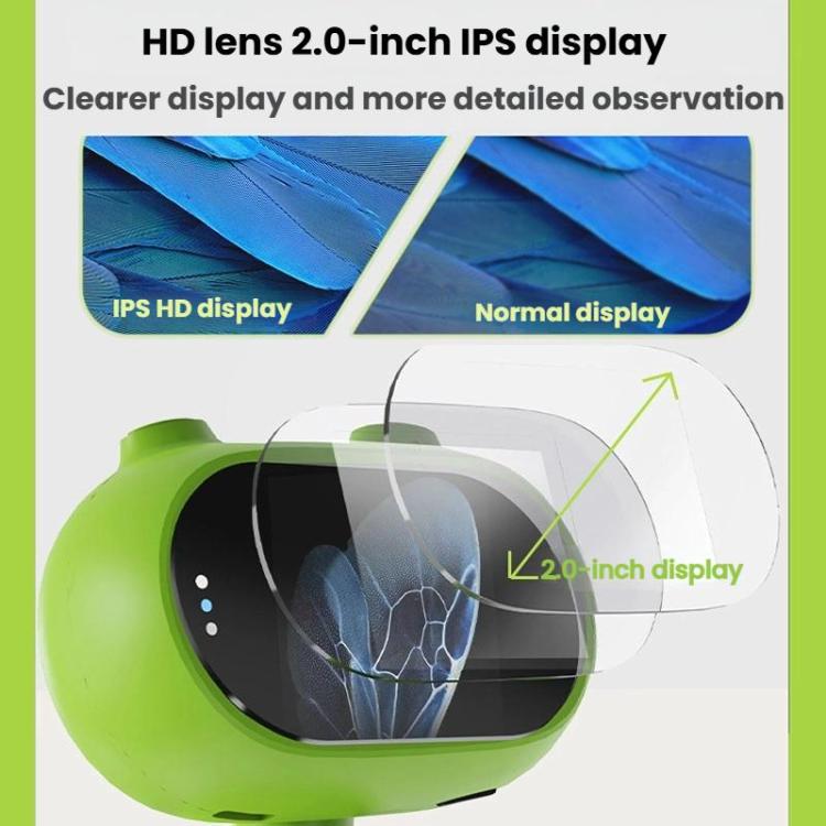 Cartoon HD Children Digital Electronic Microscope With Screen Handheld Portable Magnifier, CM4