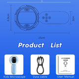 HM020-C Handheld Children Electronic Magnifier HD 2MP Digital Microscope, HM020-C
