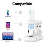 50-1000X Portable WiFi Digital Microscope Wireless HD Magnifier For Kids, CM2-Z13