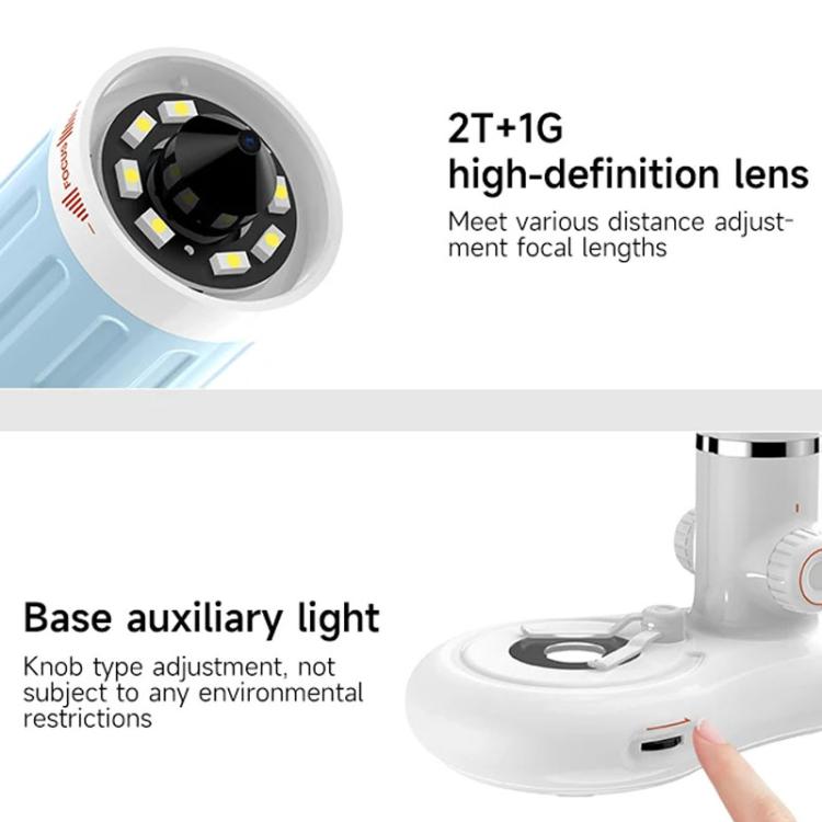 50-1000X Portable WiFi Digital Microscope Wireless HD Magnifier For Kids, CM2-Z13