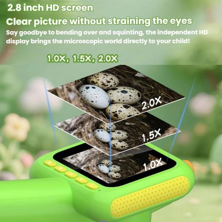 2.8 inch HD Screen Handheld Children Endoscope Outdoor Exploration Camera, ES08