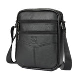 BULL CAPTAIN 8-Inch Vintage Leather Shoulder Bag Crossbody Wallet