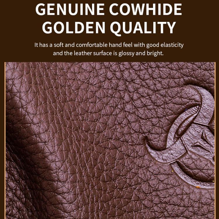 BULL CAPTAIN 8-Inch Vintage Leather Shoulder Bag Crossbody Wallet