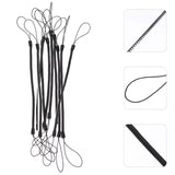 10pcs Stylus Bottle Opener Anti-Lost Retractable Spring Cord, 17cm, 23cm, 30cm, 31cm