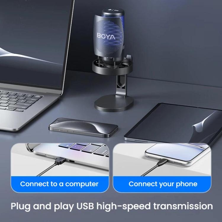 Condenser Microphone Computer Phone Recording Video Live Receiving Noise Reduction USB Mic, K3