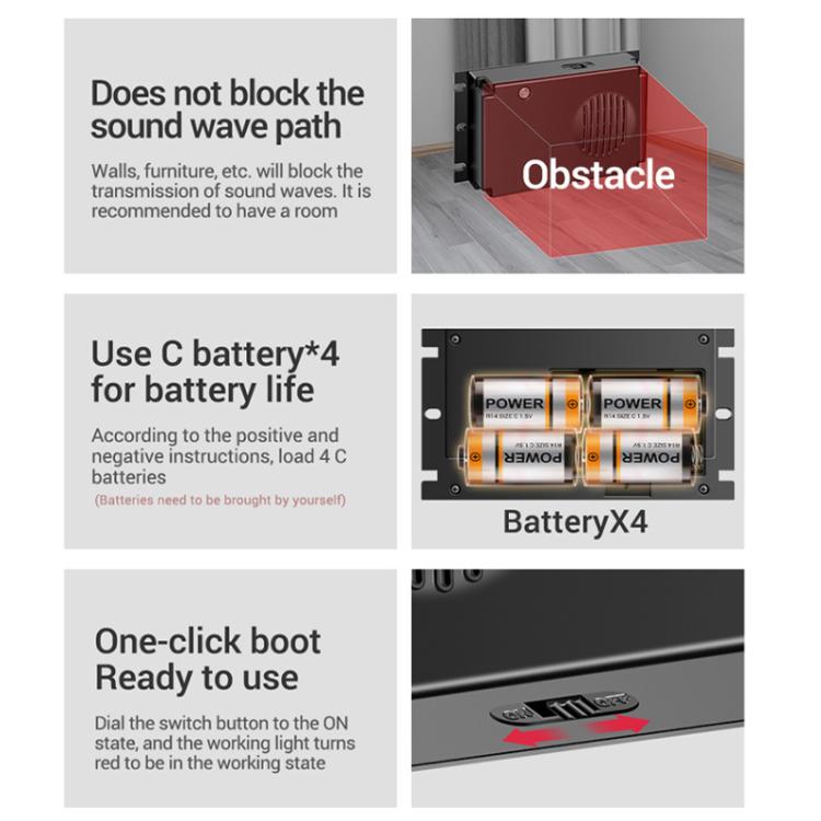 12.5Khz Frequency-Varying Ultrasonic Rodent Repeller For Car Engine Compartment, Indoor, Warehouse, Outdoor Use