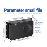 12.5Khz Frequency-Varying Ultrasonic Rodent Repeller For Car Engine Compartment, Indoor, Warehouse, Outdoor Use