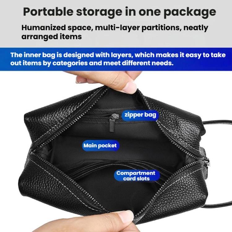 WEIXIER W130 Men Clutch Bag Business Lightweight Handheld Bag, 1 Black, 2 Black