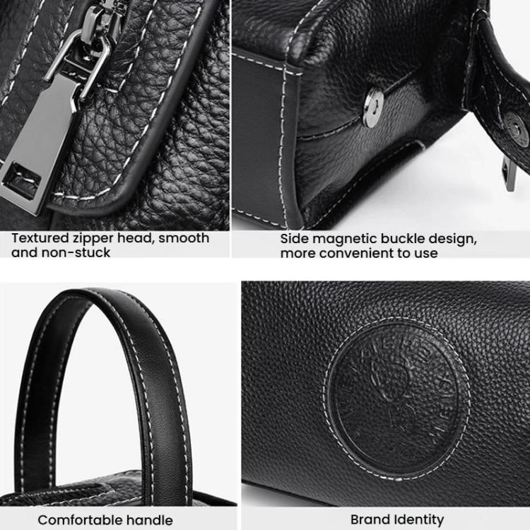 WEIXIER W130 Men Clutch Bag Business Lightweight Handheld Bag, 1 Black, 2 Black