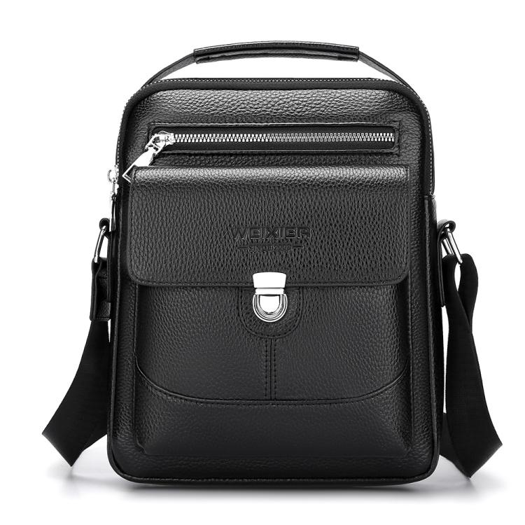 WEIXIER D836 Men Large Capacity Crossbody Bag Business Commuter Waterproof Messenger Bag