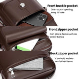 WEIXIER D836 Men Large Capacity Crossbody Bag Business Commuter Waterproof Messenger Bag