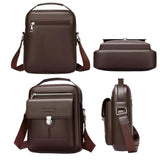 WEIXIER D836 Men Large Capacity Crossbody Bag Business Commuter Waterproof Messenger Bag