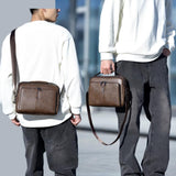 WEIXIER D834 Men Large Capacity Commuter Crossbody Bag Durable Single Shoulder Messenger Bag