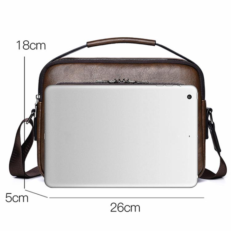 WEIXIER D834 Men Large Capacity Commuter Crossbody Bag Durable Single Shoulder Messenger Bag