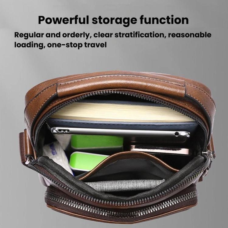 WEIXIER D833 Multi-Functional Men Shoulder Bag Commuter Large Capacity Crossbody Bag