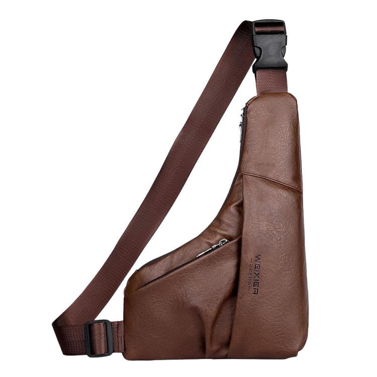 WEIXIER X453 Men Casual Large Capacity Chest Bag Lightweight Minimalist Crossbody Bag