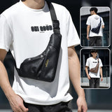 WEIXIER X453 Men Casual Large Capacity Chest Bag Lightweight Minimalist Crossbody Bag