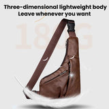 WEIXIER X453 Men Casual Large Capacity Chest Bag Lightweight Minimalist Crossbody Bag