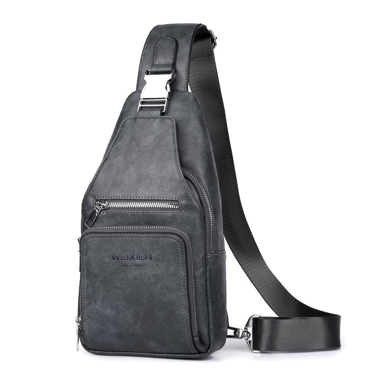 WEIXIER X451Men Crossbody Bag Outdoor Portable Chest Bag
