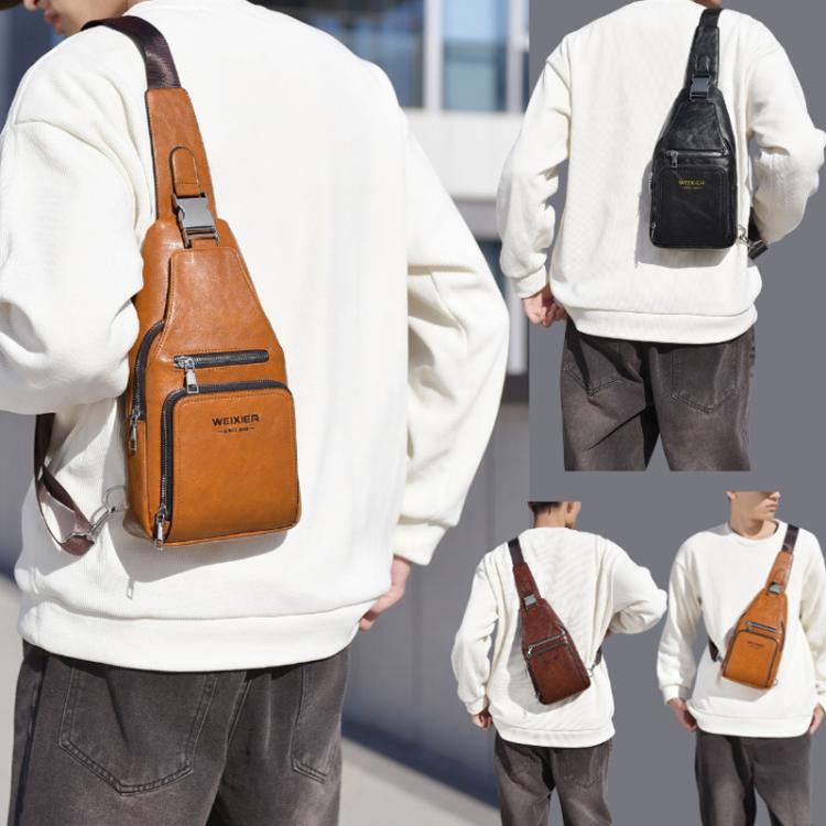 WEIXIER X451Men Crossbody Bag Outdoor Portable Chest Bag