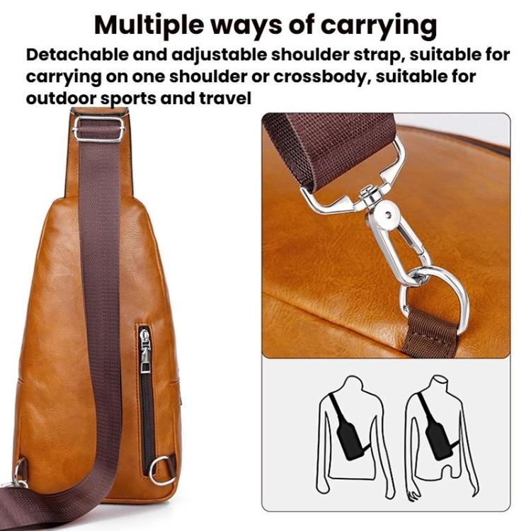 WEIXIER X451Men Crossbody Bag Outdoor Portable Chest Bag