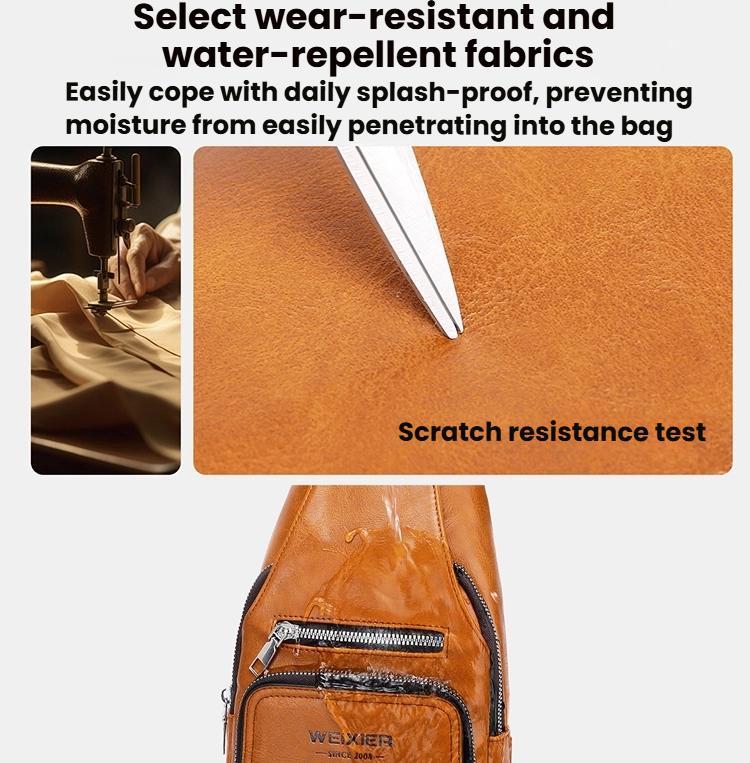 WEIXIER X451Men Crossbody Bag Outdoor Portable Chest Bag