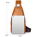 WEIXIER X451Men Crossbody Bag Outdoor Portable Chest Bag
