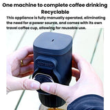 Portable Hand-Pressed Coffee Maker Home Travel Press-Type Coffee Machine