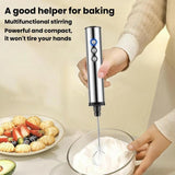 3In1 Portable Rechargeable Handheld Electric Egg Beater Mini Milk Frother For Baking, Rechargeable