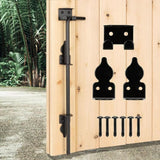 1pc 12inch Outdoor Fence Gate Latch, 1pc, 2pcs