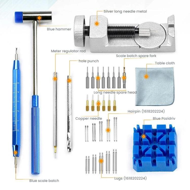 41pcs /Set Manual Watch Repair Strap Removal Tool Set, 41pcs /Set