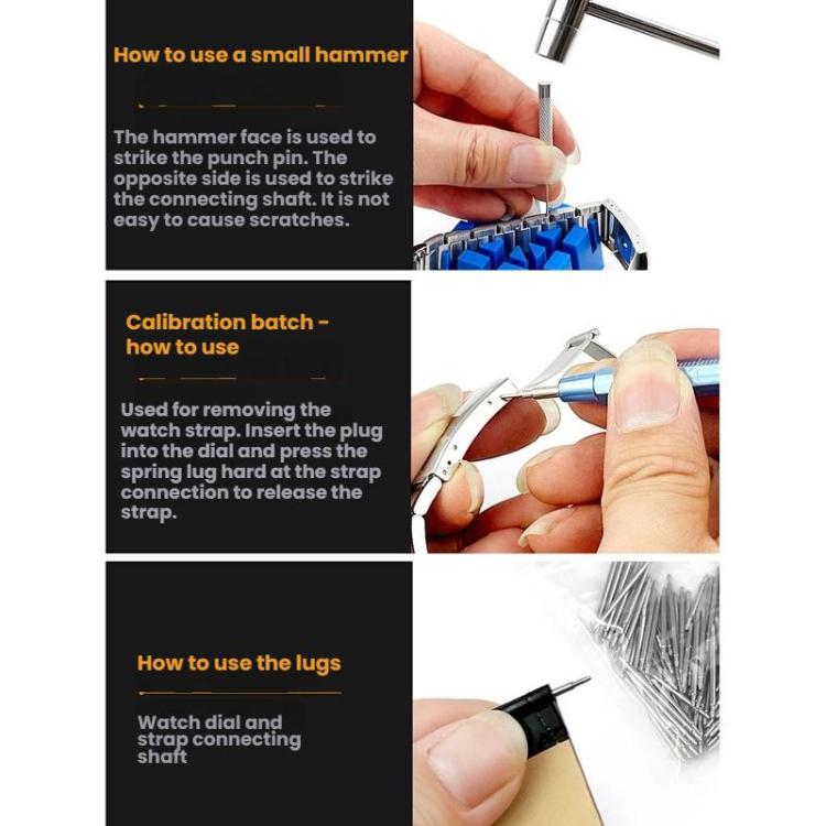 41pcs /Set Manual Watch Repair Strap Removal Tool Set, 41pcs /Set