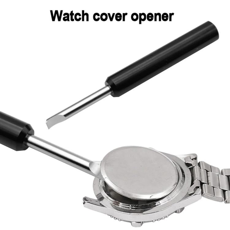 Watch Back Cover Prying Tool With Long Handle, Black