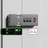 Screw-Mounted Door Latch With Built-In Latch Combination Lock, Flat White, Flat Fluorescent Gray, Right-Angle Black, Right-Angle Gray, Right-Angle White, Right-Angle Fluorescent Black, Right-Angle Fluorescent Gray