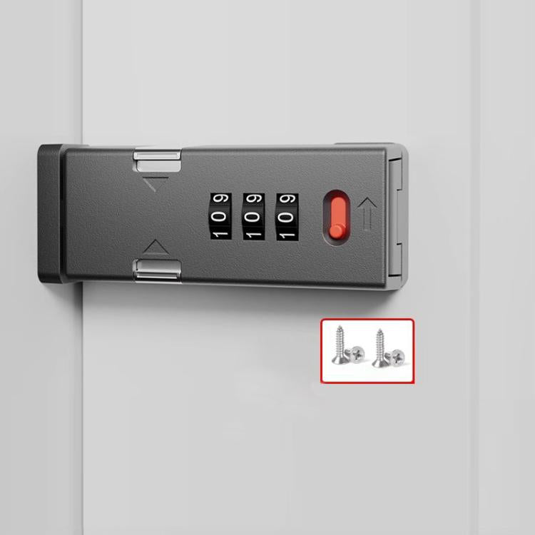 Screw-Mounted Door Latch With Built-In Latch Combination Lock, Flat White, Flat Fluorescent Gray, Right-Angle Black, Right-Angle Gray, Right-Angle White, Right-Angle Fluorescent Black, Right-Angle Fluorescent Gray