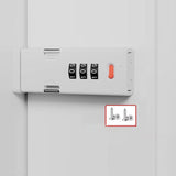 Screw-Mounted Door Latch With Built-In Latch Combination Lock, Flat White, Flat Fluorescent Gray, Right-Angle Black, Right-Angle Gray, Right-Angle White, Right-Angle Fluorescent Black, Right-Angle Fluorescent Gray