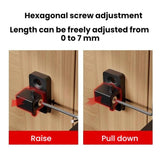 Screw-Mounted Door Latch With Built-In Latch Combination Lock, Flat White, Flat Fluorescent Gray, Right-Angle Black, Right-Angle Gray, Right-Angle White, Right-Angle Fluorescent Black, Right-Angle Fluorescent Gray