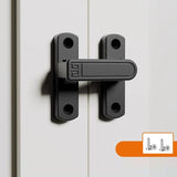 Screw-Mounted 0-7mm Adjustable Height Drop Sliding Door Lock Latch, Black, White, Gold, Gray, Black Fluorescent, Gray Fluorescent