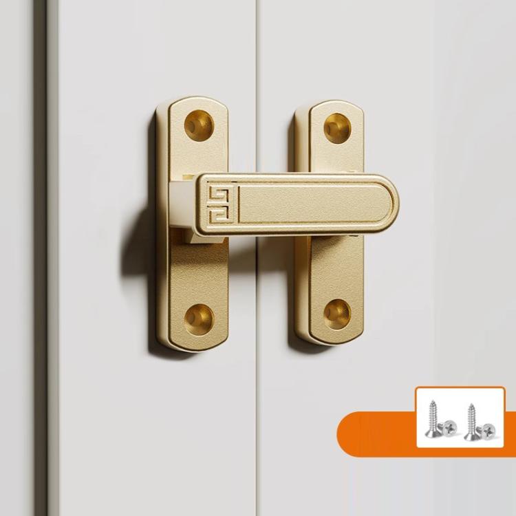 Screw-Mounted 0-7mm Adjustable Height Drop Sliding Door Lock Latch, Black, White, Gold, Gray, Black Fluorescent, Gray Fluorescent