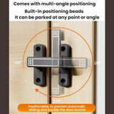 Screw-Mounted 0-7mm Adjustable Height Drop Sliding Door Lock Latch, Black, White, Gold, Gray, Black Fluorescent, Gray Fluorescent