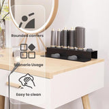 For Dyson Airwrap Attachment Storage Stand All-in-One Desktop Organizer Holds 6 Nozzles, Gen5 White, Gen5 Black