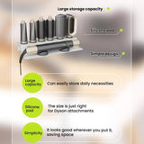 For Dyson Airwrap Attachment Storage Stand All-in-One Desktop Organizer Holds 6 Nozzles, Gen5 White, Gen5 Black