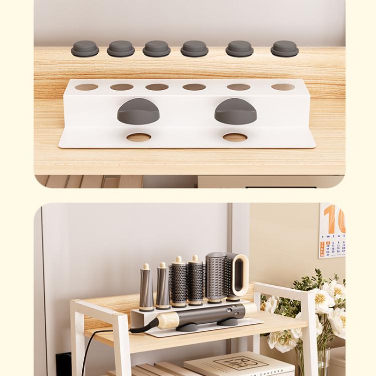 For Dyson Airwrap Attachment Storage Stand All-in-One Desktop Organizer Holds 6 Nozzles, Gen5 White, Gen5 Black