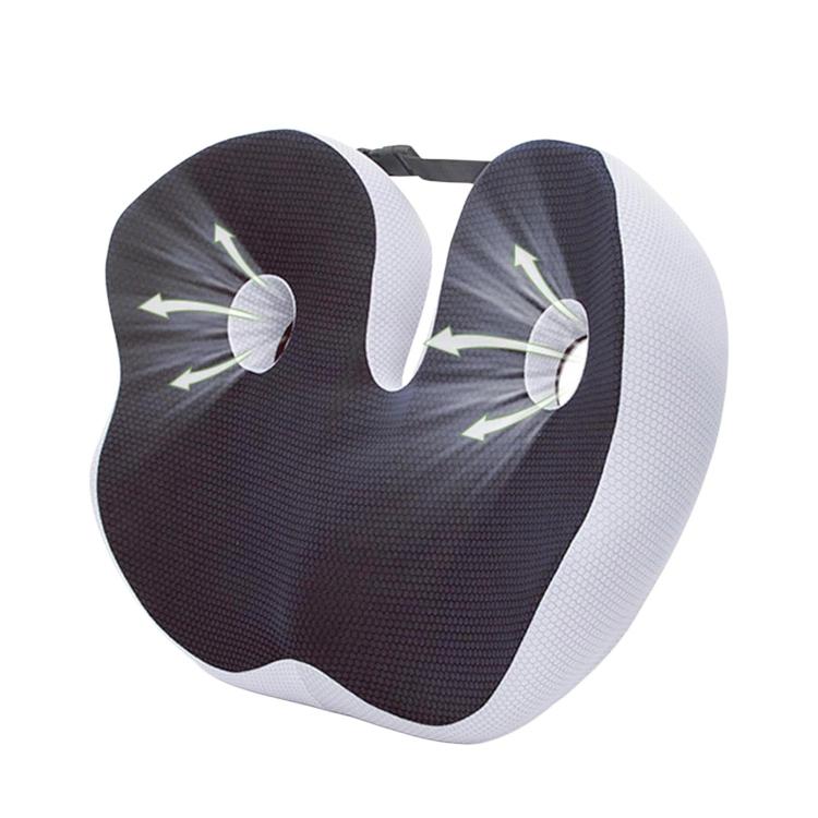 Thickened Hip Seat Cushion Memory Cotton Breathable Hemorrhoid Pad Office Sedentary Anti-slip Hip Mat