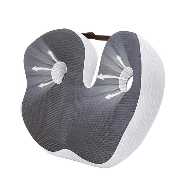 Thickened Hip Seat Cushion Memory Cotton Breathable Hemorrhoid Pad Office Sedentary Anti-slip Hip Mat