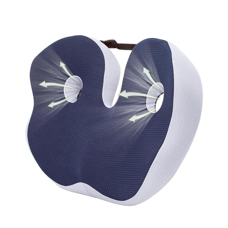 Thickened Hip Seat Cushion Memory Cotton Breathable Hemorrhoid Pad Office Sedentary Anti-slip Hip Mat