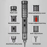 29pcs Rechargeable Electric Screwdriver Set, CREATIONSPACE CS0602A