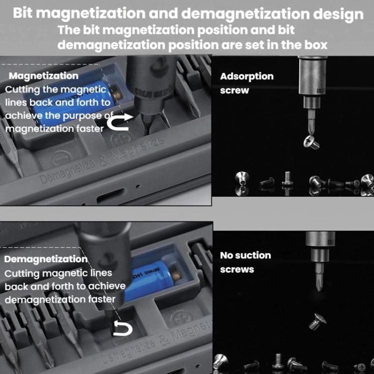 29pcs Rechargeable Electric Screwdriver Set, CREATIONSPACE CS0602A